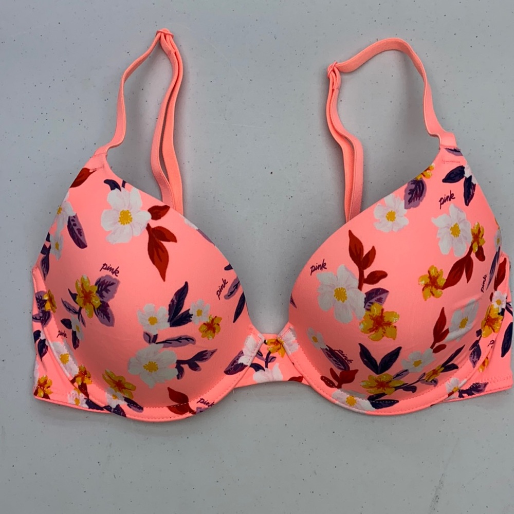 NWOT PINK by VS  Coral Demi,  32C. *P1016